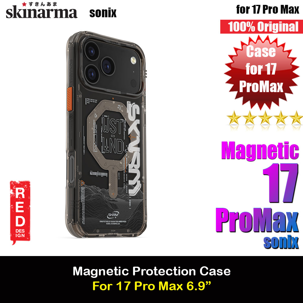 Picture of Skinarma Sonix Magcharge Drop Protection Case for iPhone 17 Pro Max 6.9 (Stone) Apple iPhone 17 Pro Max 6.9- Apple iPhone 17 Pro Max 6.9 Cases, Apple iPhone 17 Pro Max 6.9 Covers, iPad Cases and a wide selection of Apple iPhone 17 Pro Max 6.9 Accessories in Malaysia, Sabah, Sarawak and Singapore 