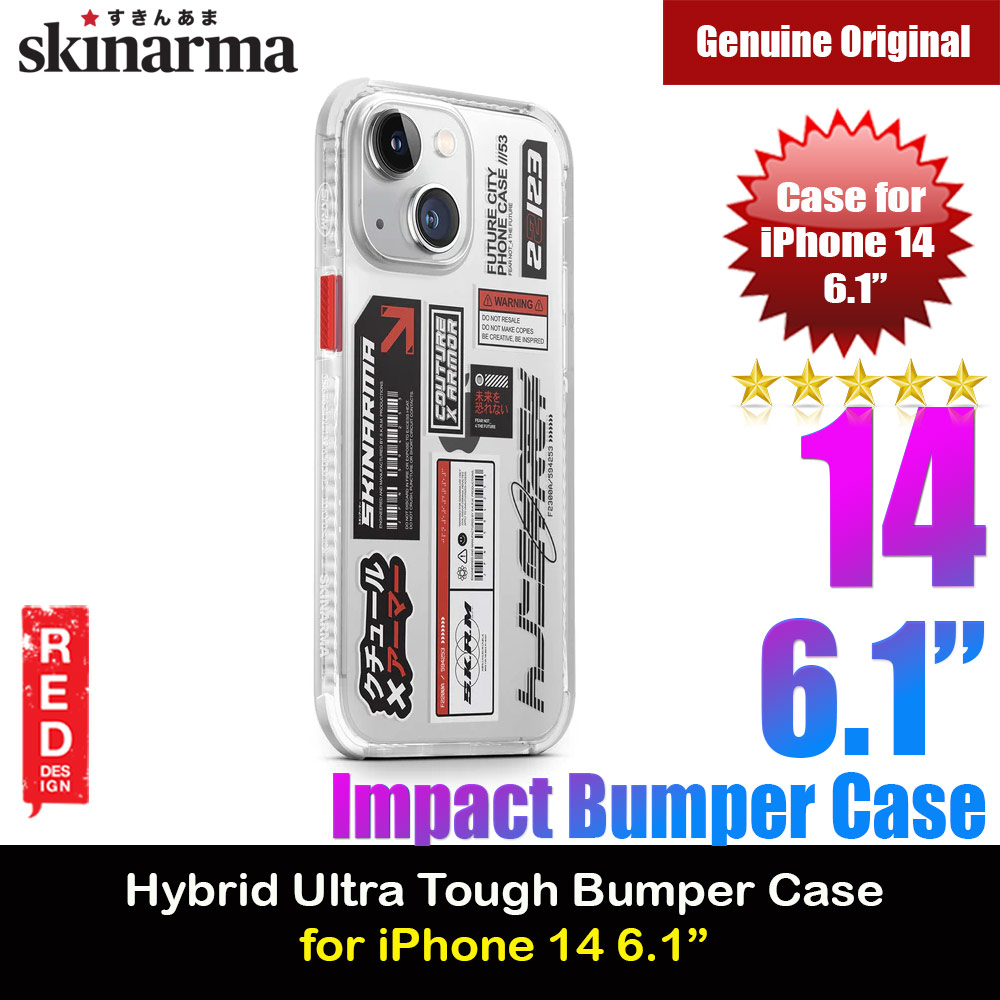 Picture of Skinarma Taito Hybrid Waveline Impact Bumper with Enhanced 4 Corners Drop Protection Case for iPhone 14 6.1 (Clear) Apple iPhone 14 6.1- Apple iPhone 14 6.1 Cases, Apple iPhone 14 6.1 Covers, iPad Cases and a wide selection of Apple iPhone 14 6.1 Accessories in Malaysia, Sabah, Sarawak and Singapore 
