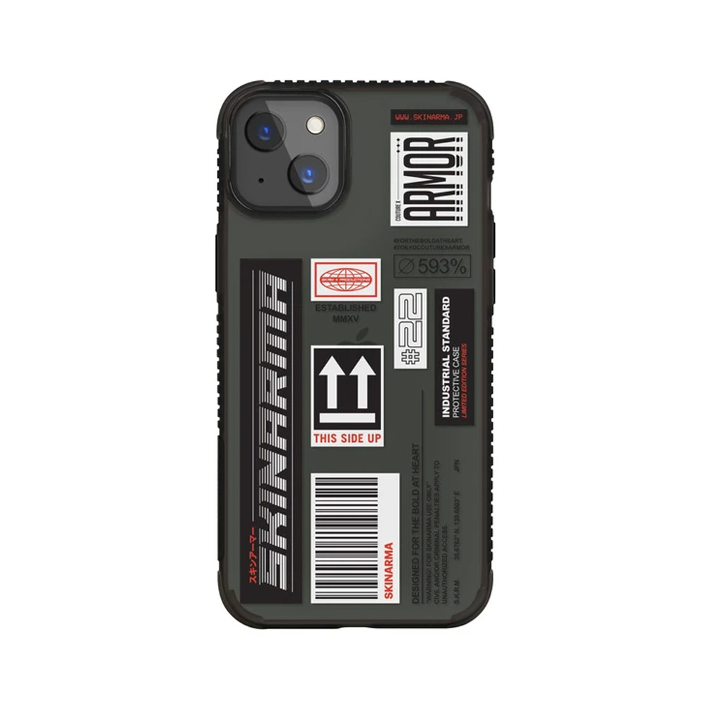 Picture of Apple iPhone 13 6.1 Case | Skinarma TAITO Series Drop Protection Case for Apple iPhone 13 6.1 (Smoke)