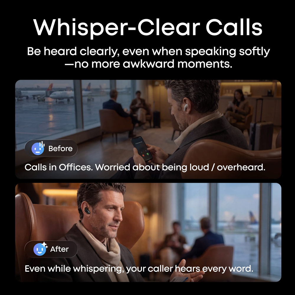 Picture of Soundcore by Anker Liberty 5 Pro Max ANC Wireless Earbuds Guinness World Records Clearest Clear Calls Adaptive Noise Cancelling LDAC Hi-Res Audio TWS Earbuds (Champagne Gold)