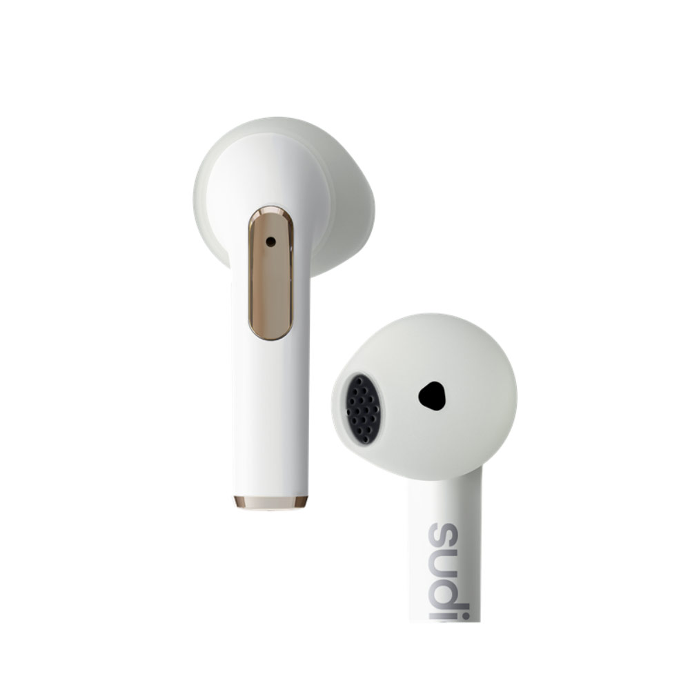 Picture of Apple iPhone 14 Pro Max 6.7 | Sudio N2 TWS True Wireless Bluetooth Earbuds Earphone Bluetooth V5.2 Splash Proof (White)