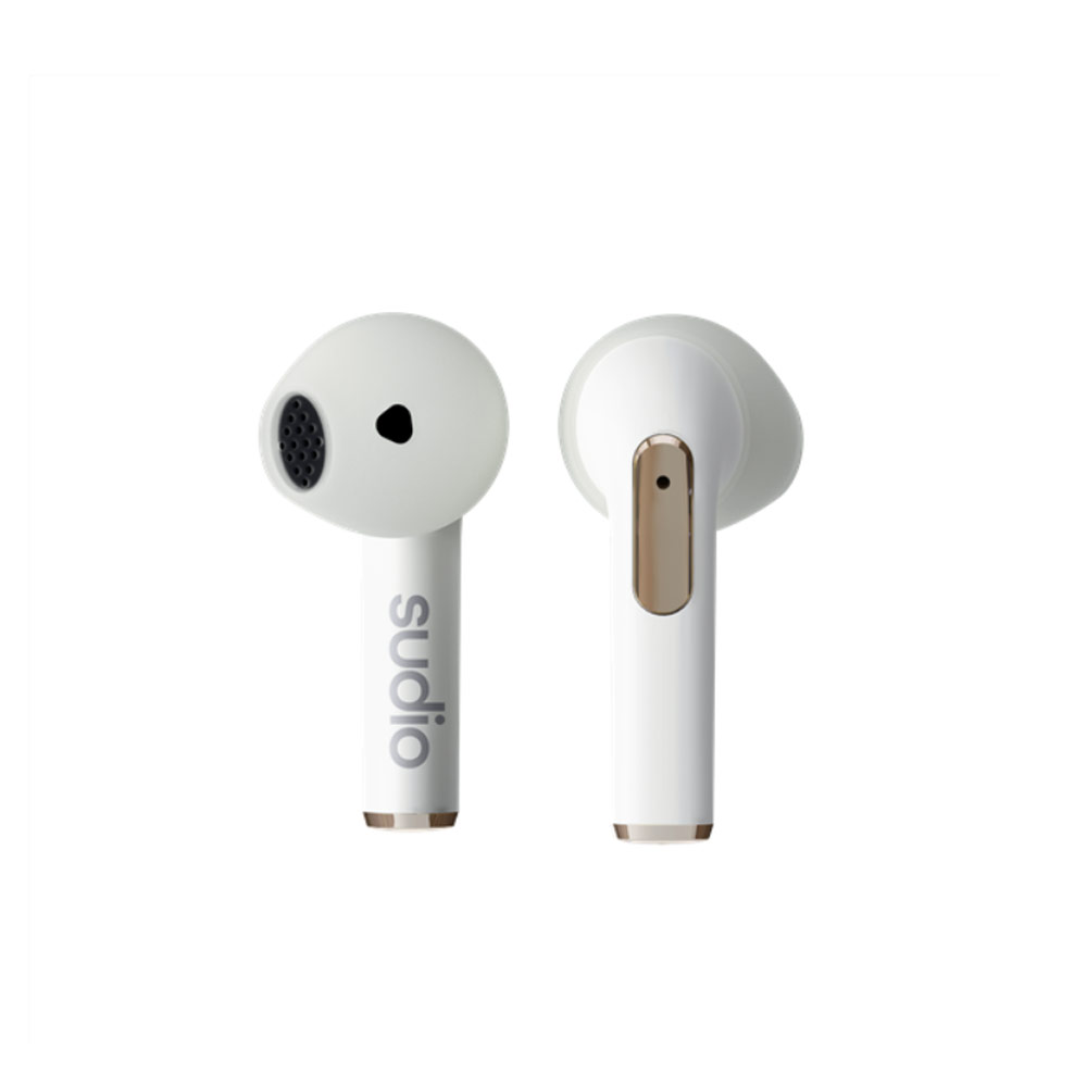 Picture of Apple iPhone 14 Pro Max 6.7 | Sudio N2 TWS True Wireless Bluetooth Earbuds Earphone Bluetooth V5.2 Splash Proof (White)