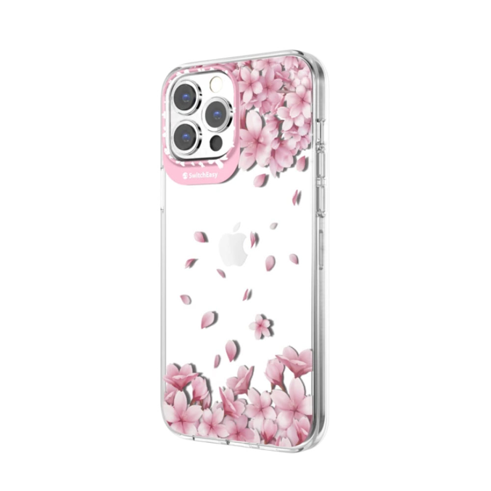 Picture of Apple iPhone 13 Pro 6.1 Case | Switcheasy Artist Double In Mold Decoration Case for Apple iPhone 13 Pro 6.1 (Sakura)