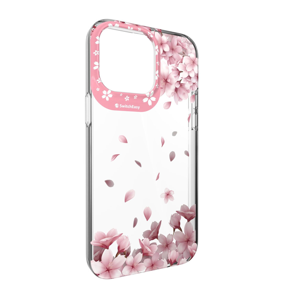 Picture of Apple iPhone 14 Pro Max 6.7 Case | Switcheasy Artist Double In Mold Decoration Fashionable Case for Apple iPhone 14 Pro Max 6.7 (Sakura)