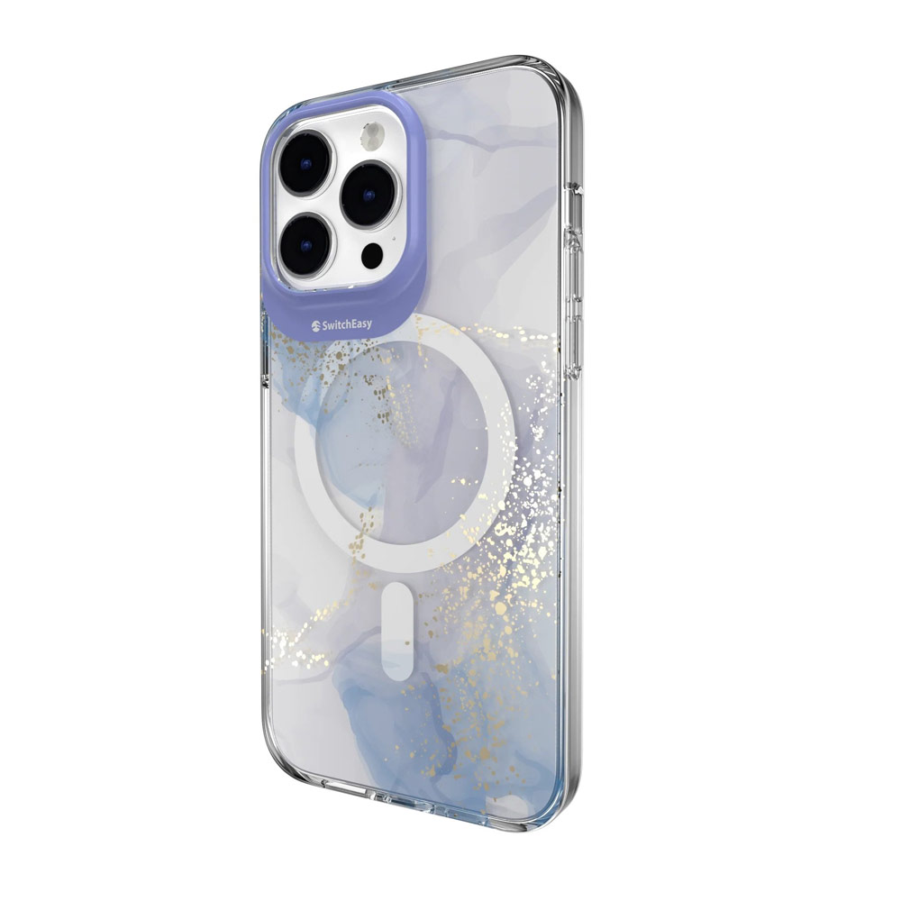 Picture of Apple iPhone 14 Pro Max 6.7 Case | Switcheasy Artist Double In Mold Decoration Fashionable Magsafe Compatible Case for Apple iPhone 14 Pro Max 6.7 (Veil)