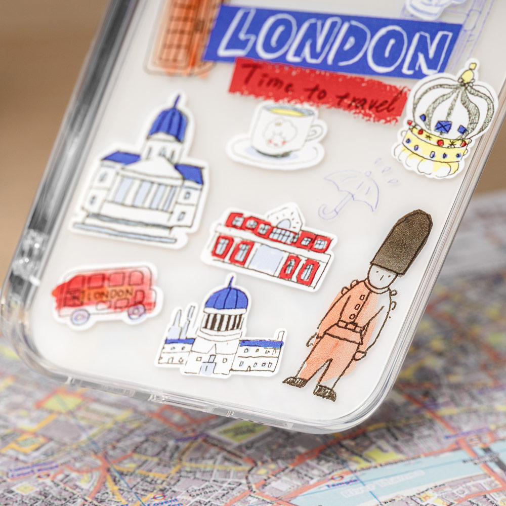 Picture of Apple iPhone 15 Pro Max 6.7 Case | Switcheasy Travel City Double In Mold Decoration Fashionable Magsafe Compatible Case for Apple iPhone 15 Pro Max 6.7 (New York)