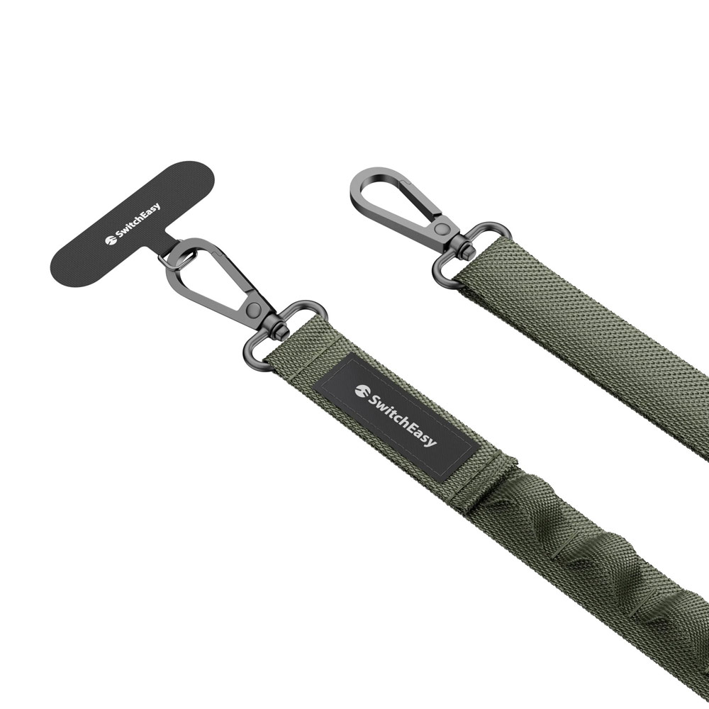 Picture of Switcheasy Easy Strap with Multiple Hang Design Crossbody Lanyard Shoulder Holder Card Link Adjustable Strap for any closed-bottom phone case (Cactus Green)