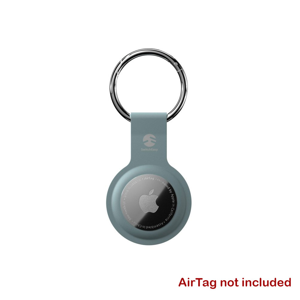 Picture of Apple Air Tag  | Switcheasy Skin Silicone Keyring for Apple AirTag (Exquisite Blue)