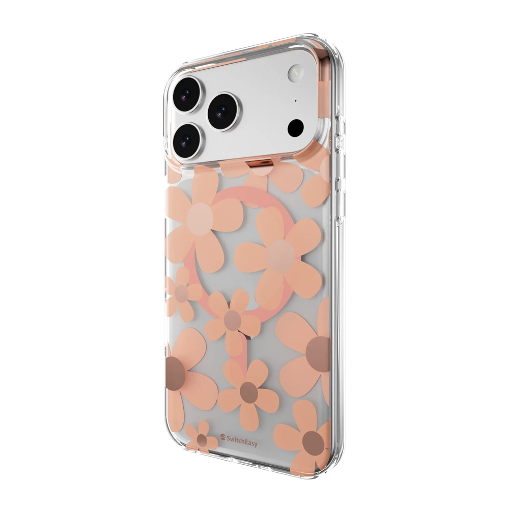 Picture of Apple iPhone 17 Pro 6.3 Case | Switcheasy FleurM M 3D Flower Fashionable Magsafe Compatible Case for iPhone 17 Pro 6.3 (Pink)