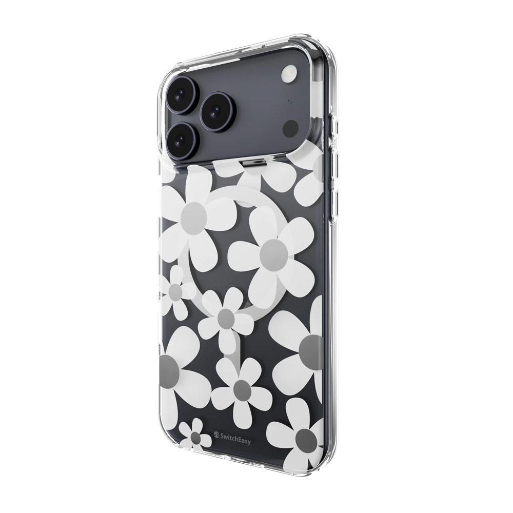 Picture of Apple iPhone 17 Pro Max 6.9 Case | Switcheasy FleurM M 3D Flower Fashionable Magsafe Compatible Case for iPhone 17 Pro Max 6.9 (White)
