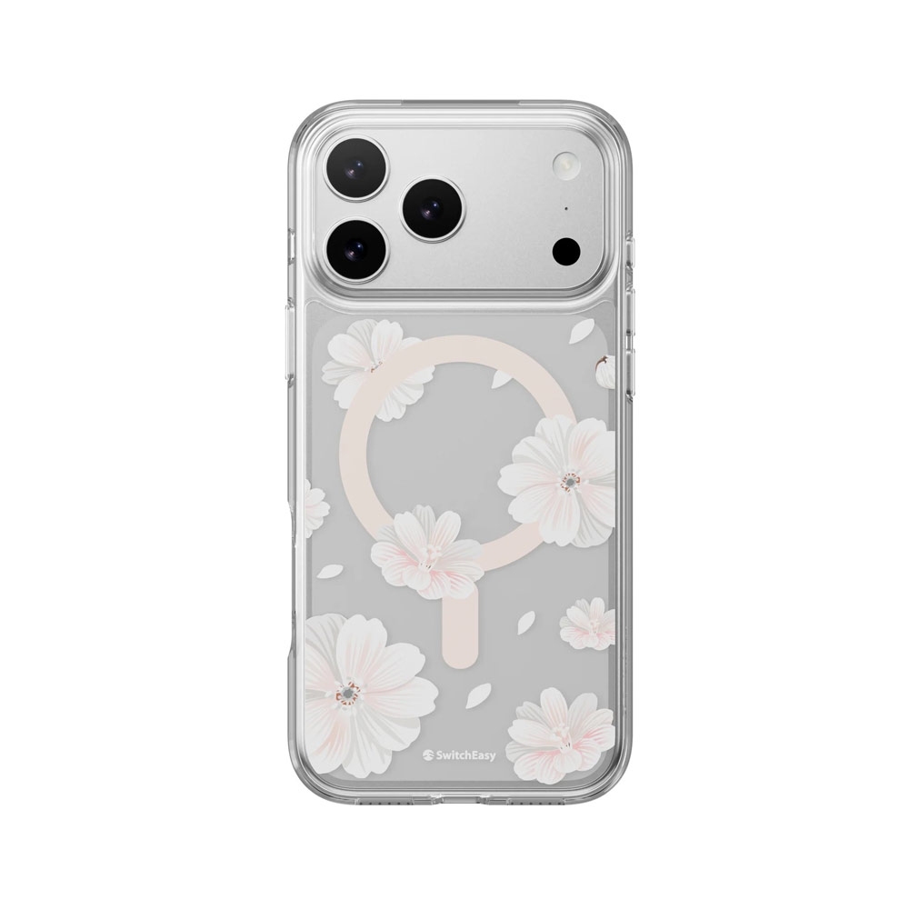 Picture of Apple iPhone 17 Pro Max 6.9 Case | Switcheasy Style M Pattern Fashionable Magsafe Compatible Case for iPhone 17 Pro Max 6.9 (Flower)