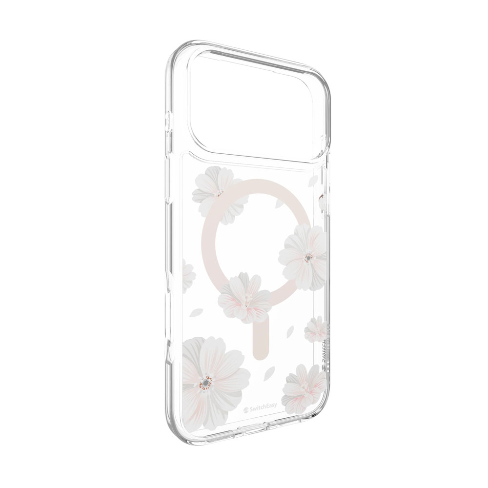 Picture of Apple iPhone 17 Pro Max 6.9 Case | Switcheasy Style M Pattern Fashionable Magsafe Compatible Case for iPhone 17 Pro Max 6.9 (Flower)