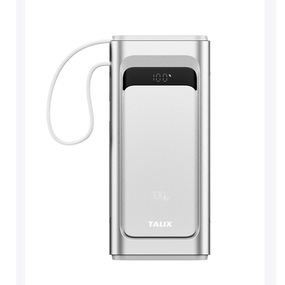 Picture of TALIX Linxt Build-in Cable Laptop CCC Travel Power Bank 100W 10000mah (3ports)