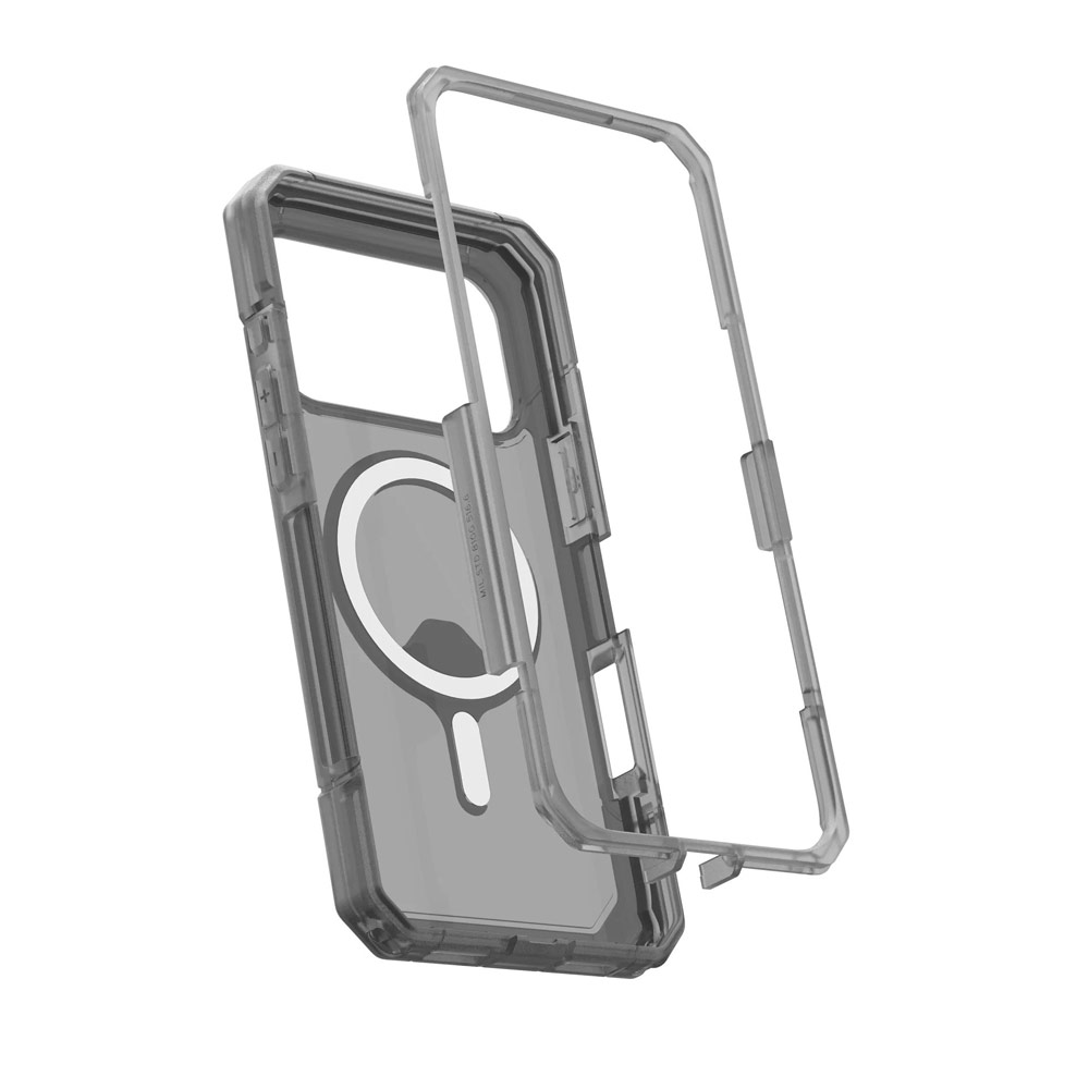 Picture of Apple iPhone 17 Pro Max 6.9 Case | UAG Trooper Magsafe Drop Proof Shock Absorbing Drop Protection Case for iPhone 17 Pro Max 6.9 (Ash)