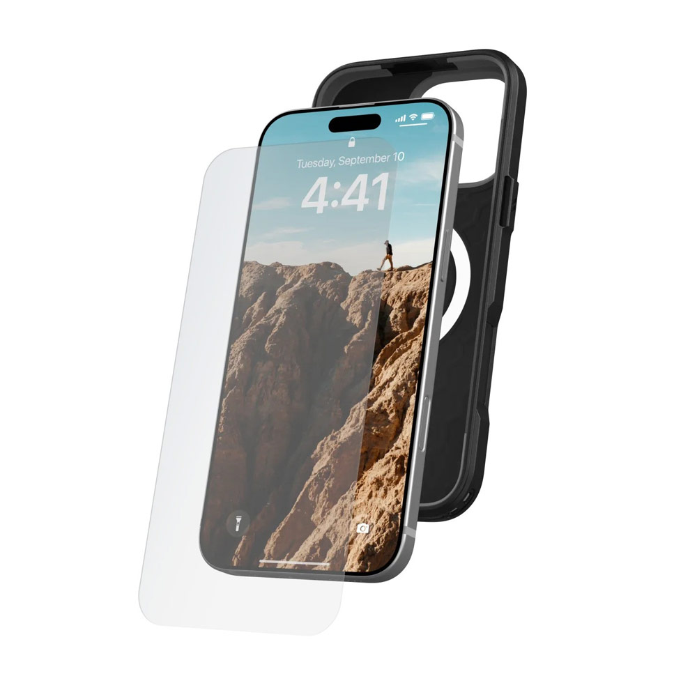 Picture of Apple iPhone 16 Pro Max 6.9 Screen Protector | UAG Glass Shield Series Tempered Glass Screen Protector for iPhone 16 Pro Max 6.9 (Clear)