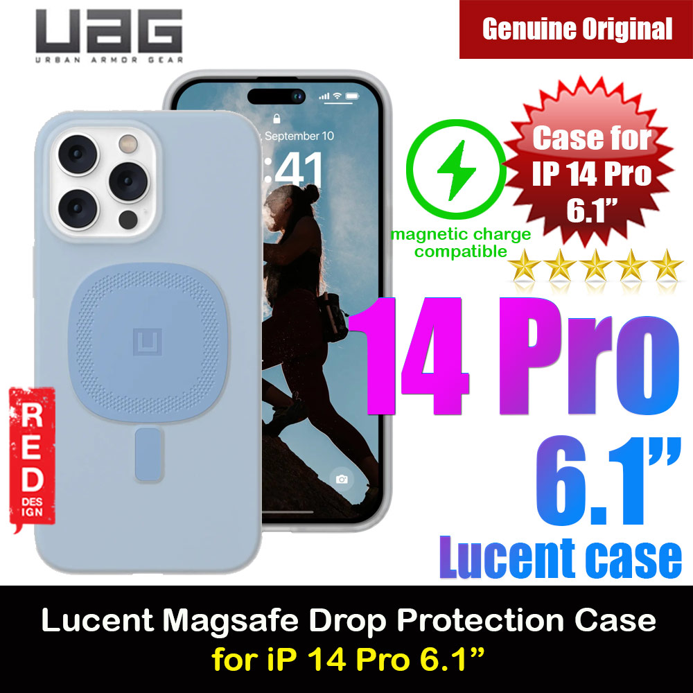 Picture of UAG U Series Lucent 2.0 Lightweight Drop Protection Case with Magsafe Compatible for iPhone 14 Pro 6.1 (Cerulean Blue) Apple iPhone 14 Pro 6.1- Apple iPhone 14 Pro 6.1 Cases, Apple iPhone 14 Pro 6.1 Covers, iPad Cases and a wide selection of Apple iPhone 14 Pro 6.1 Accessories in Malaysia, Sabah, Sarawak and Singapore 