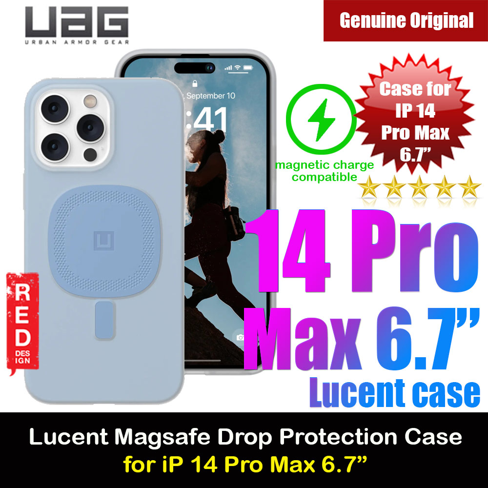 Picture of UAG U Series Lucent 2.0 Lightweight Drop Protection Case with Magsafe Compatible for iPhone 14 Pro Max 6.7 (Cerulean Blue) Apple iPhone 14 Pro Max 6.7- Apple iPhone 14 Pro Max 6.7 Cases, Apple iPhone 14 Pro Max 6.7 Covers, iPad Cases and a wide selection of Apple iPhone 14 Pro Max 6.7 Accessories in Malaysia, Sabah, Sarawak and Singapore 