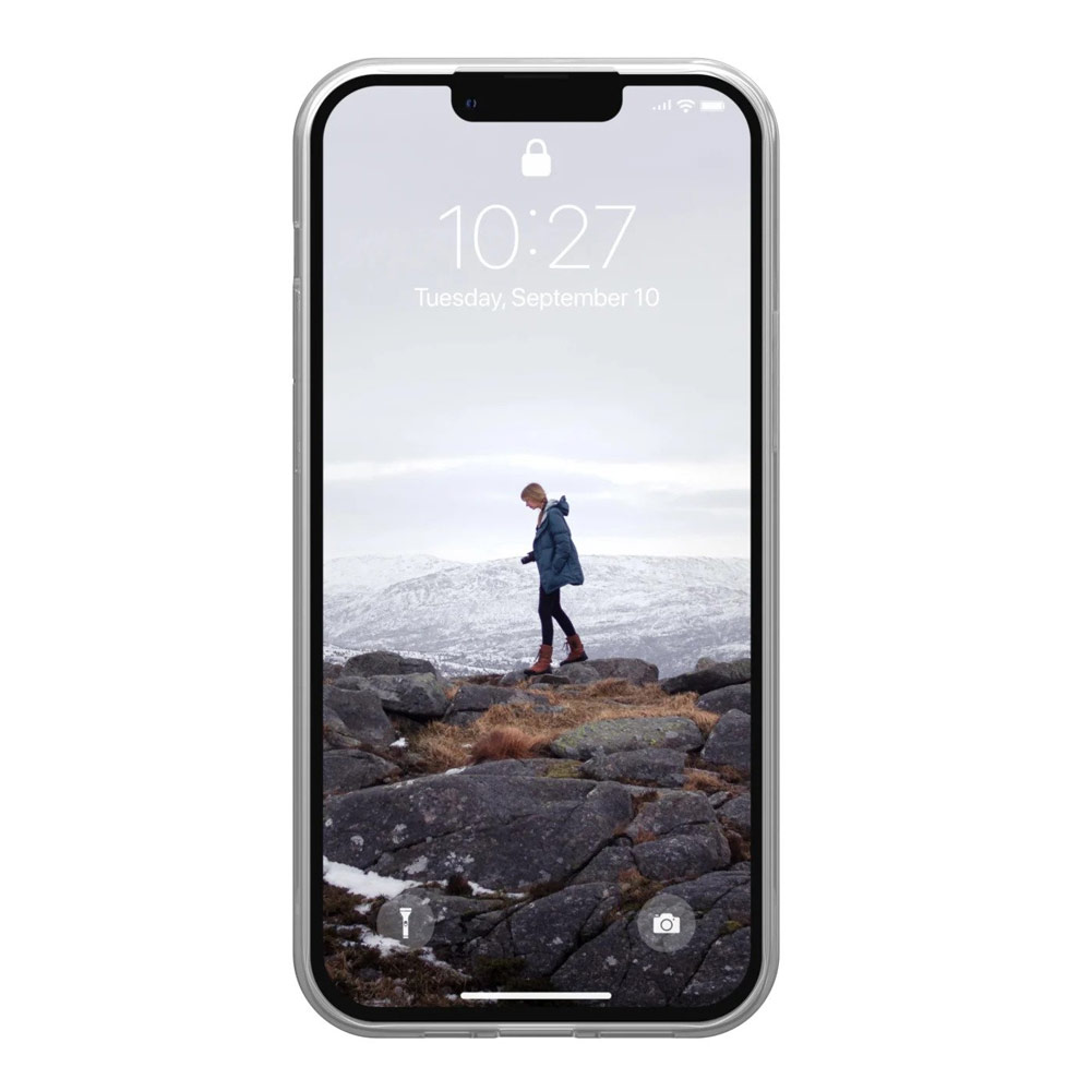 Picture of Apple iPhone 13 Pro 6.1 Case | UAG LUCENT Series Slim Thin Soft Lightweight Protection Case Compatible with Magsafe for iPhone 13 Pro 6.1 Case (Ice)