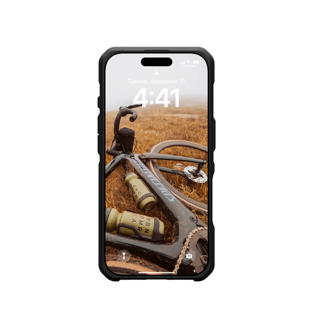 Picture of Apple iPhone 16 Pro 6.3 Case | UAG Metropolis LT Magsafe Drop Proof Shock Absorbing Drop Protection Case for iPhone 16 Pro 6.3 (Kevlar Black)