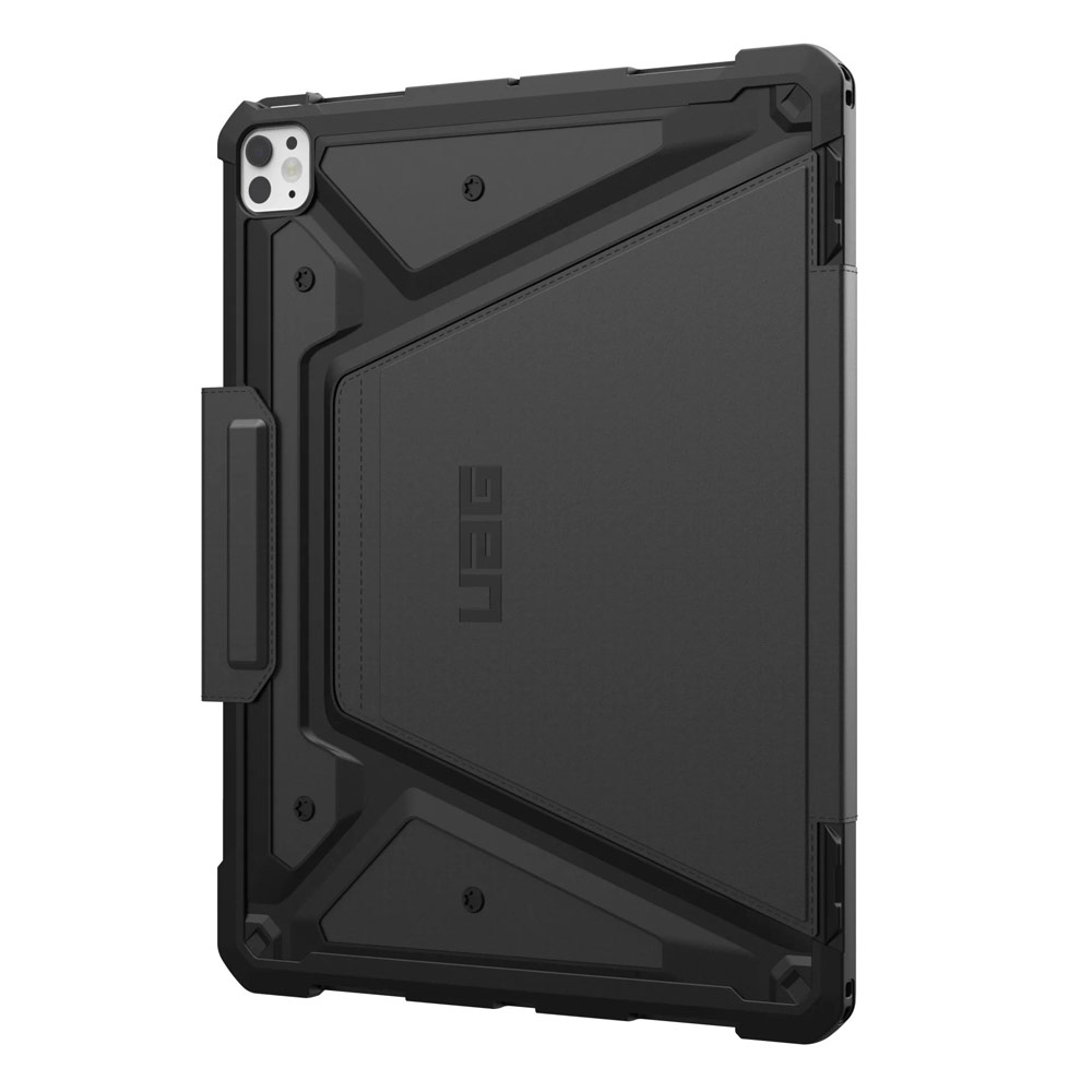 Picture of Apple iPad Pro 13 M4 2024 Case | UAG Metropolis SE Drop Protection Flip Stand Premium Case for iPad Pro 13 M4 2024 7th Gen (Black)