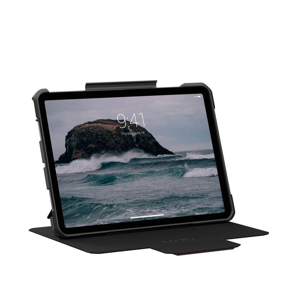 Picture of Apple iPad Air 13 M2 2024 Case | UAG Metropolis SE Drop Protection Flip Stand Premium Case for iPad 13 M42 2024 6th Gen (Bordeaux)