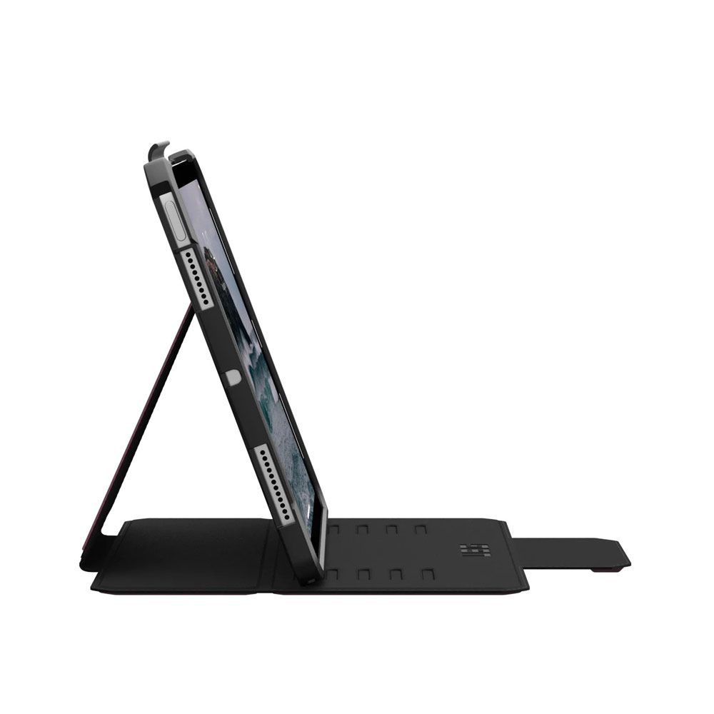 Picture of Apple iPad Air 13 M2 2024 Case | UAG Metropolis SE Drop Protection Flip Stand Premium Case for iPad 13 M42 2024 6th Gen (Bordeaux)