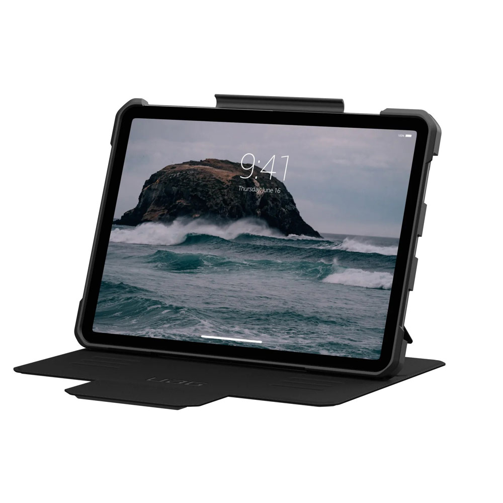 Picture of Apple iPad Air 13  M2 2024 Case | UAG Metropolis SE Drop Protection Flip Stand Premium Case for iPad 13 M42 2024 6th Gen (Black)