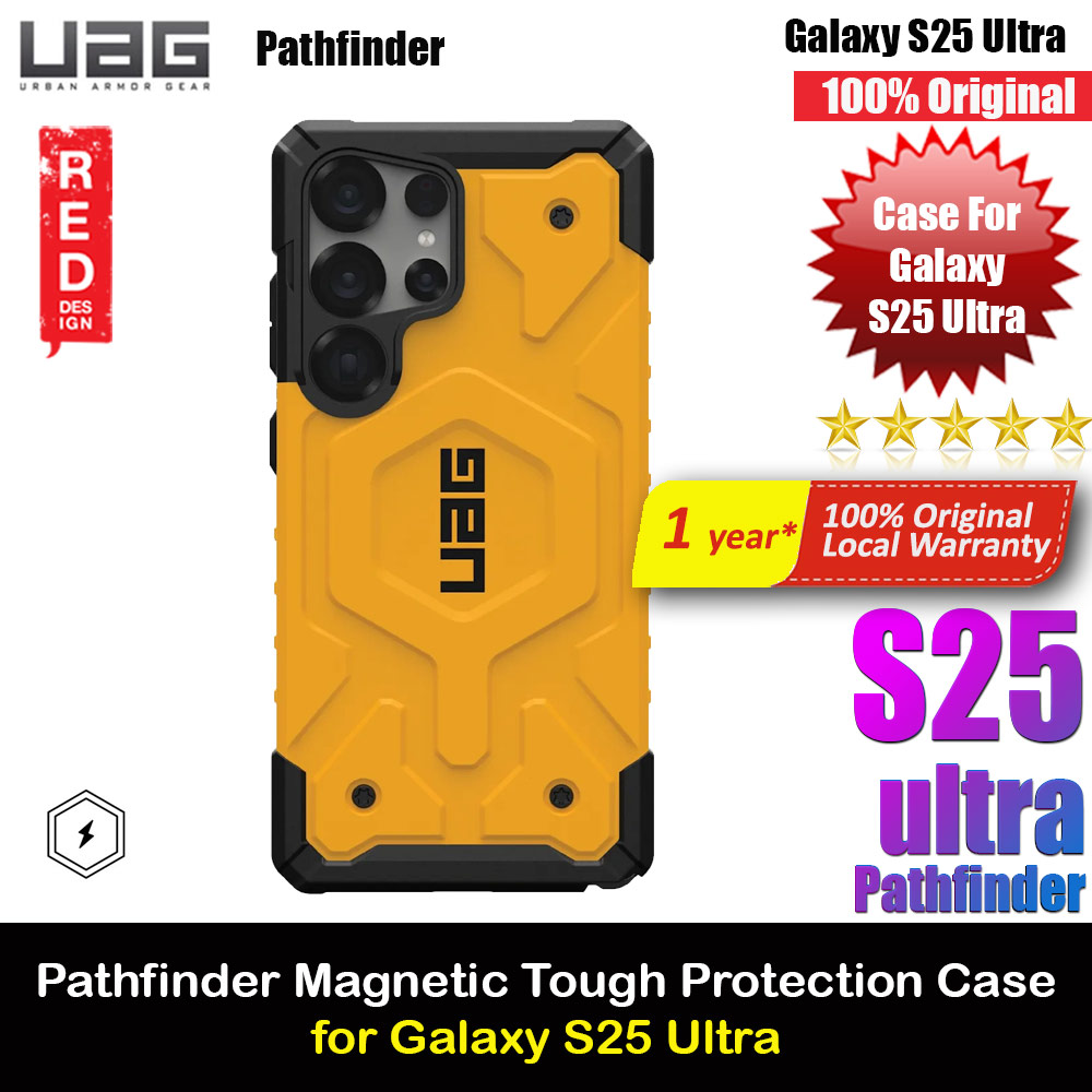Picture of UAG Pathfinder Magsafe Compatible Drop Proof Case for Galaxy S25 Ultra (Heritage Yellow) Samsung Galaxy S25 Ultra- Samsung Galaxy S25 Ultra Cases, Samsung Galaxy S25 Ultra Covers, iPad Cases and a wide selection of Samsung Galaxy S25 Ultra Accessories in Malaysia, Sabah, Sarawak and Singapore 