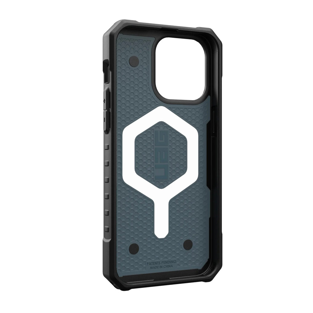 Picture of Apple iPhone 15 Pro Max 6.7 Case | UAG Pathfinder Magsafe Compatible Drop Proof Case for iPhone 15 Pro Max 6.7 (Cloud Blue)