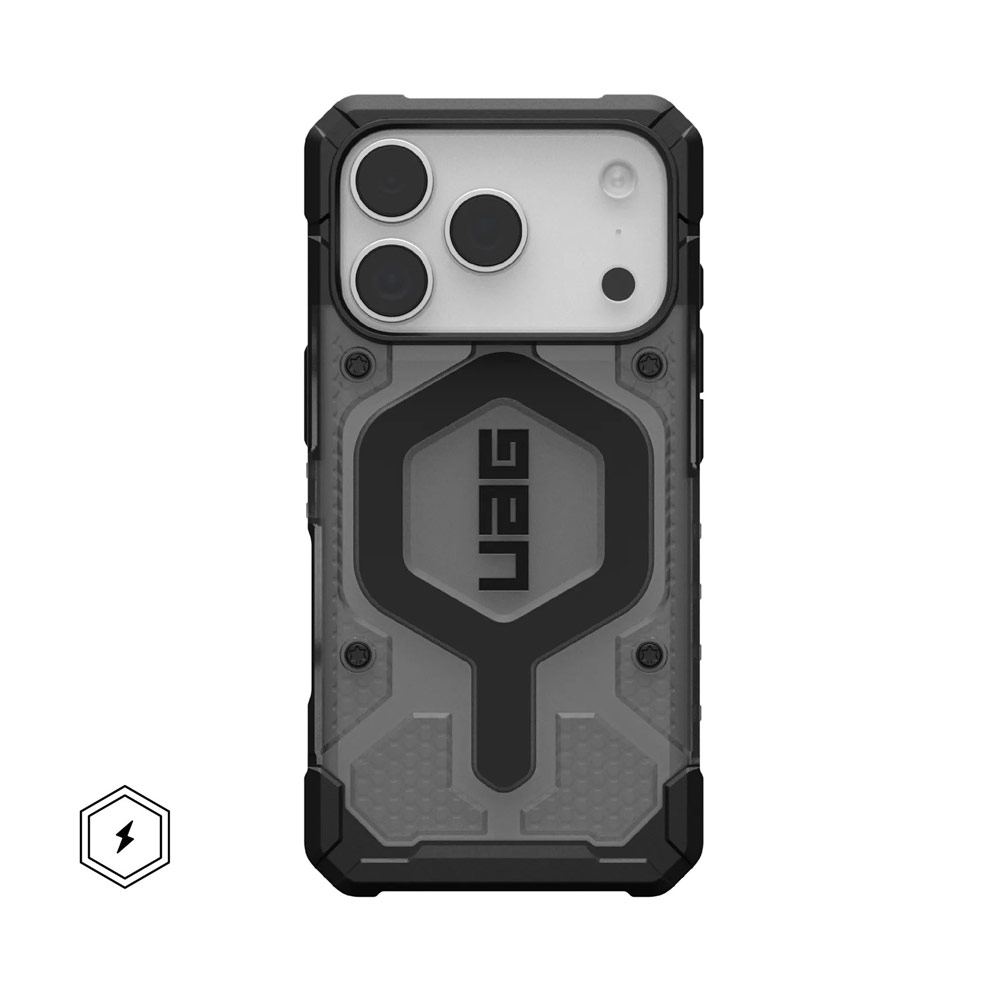 Picture of Apple iPhone 17 Pro 6.3 Case | UAG Pathfinder Magsafe Compatible Drop Proof Clear Case for iPhone 17 Pro 6.3 (Ash)