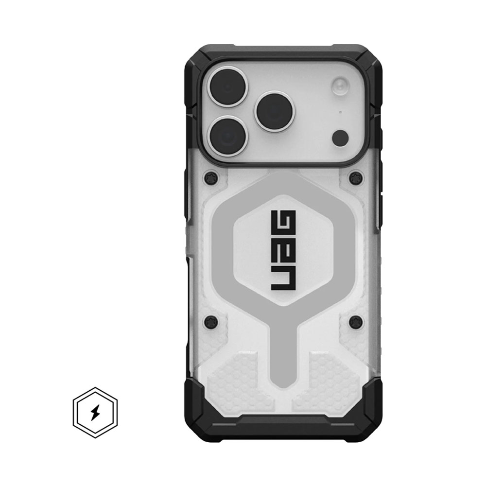 Picture of Apple iPhone 17 Pro 6.3 Case | UAG Pathfinder Magsafe Compatible Drop Proof Clear Case for iPhone 17 Pro 6.3 (Ice)