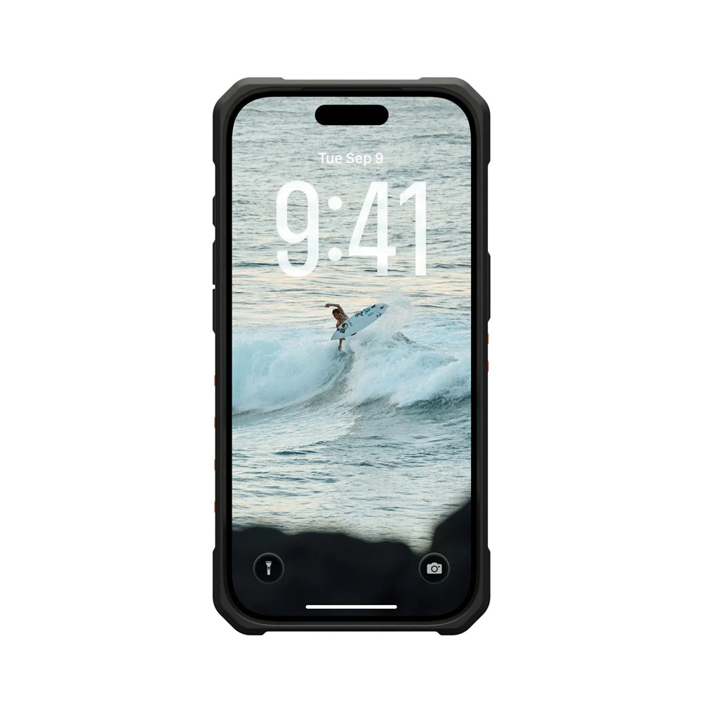 Picture of Apple iPhone 17 Pro Max 6.9 Case | UAG Pathfinder Magsafe Compatible Drop Proof Case for iPhone 17 Pro Max 6.9 (Orange)