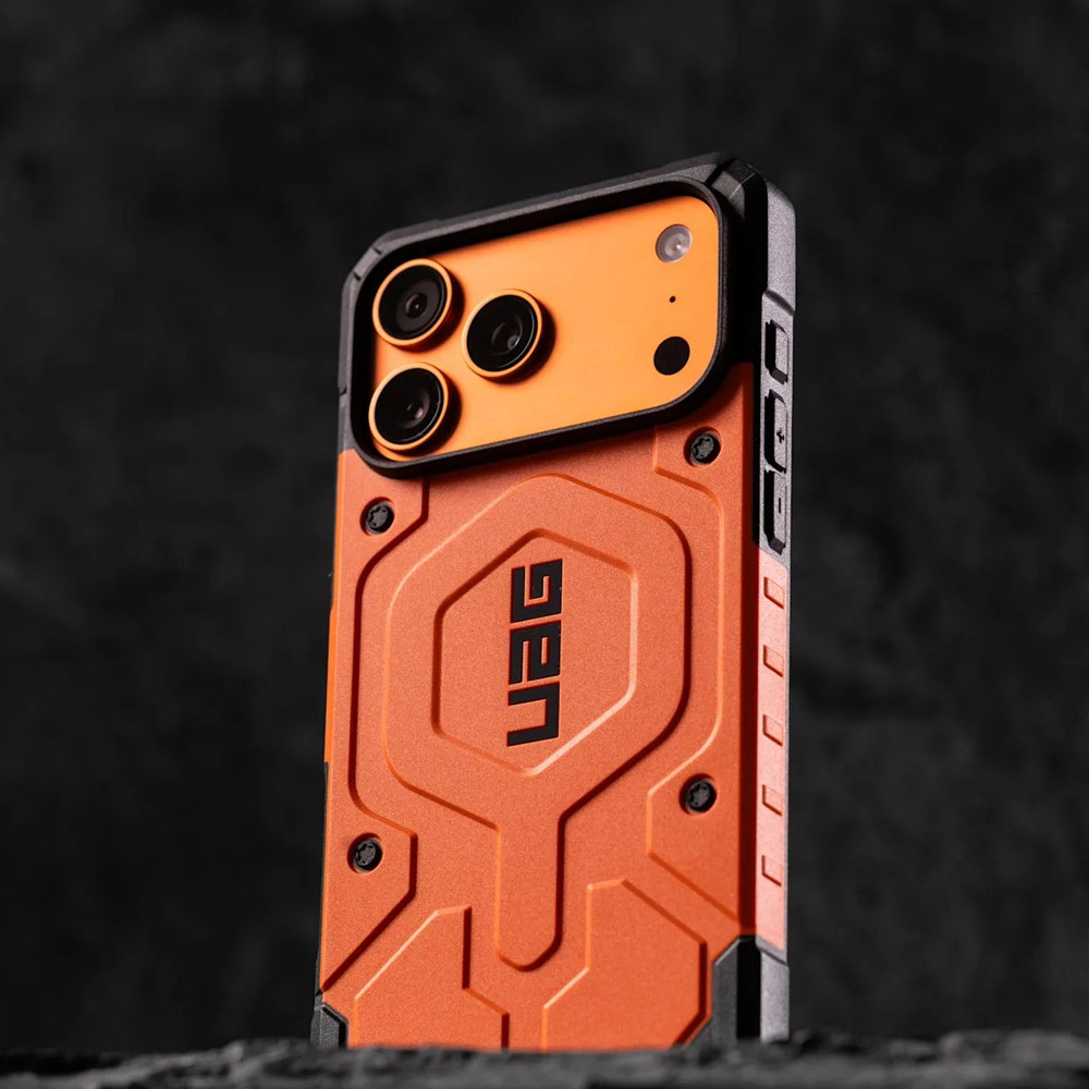 Picture of Apple iPhone 17 Pro Max 6.9 Case | UAG Pathfinder Magsafe Compatible Drop Proof Case for iPhone 17 Pro Max 6.9 (Orange)