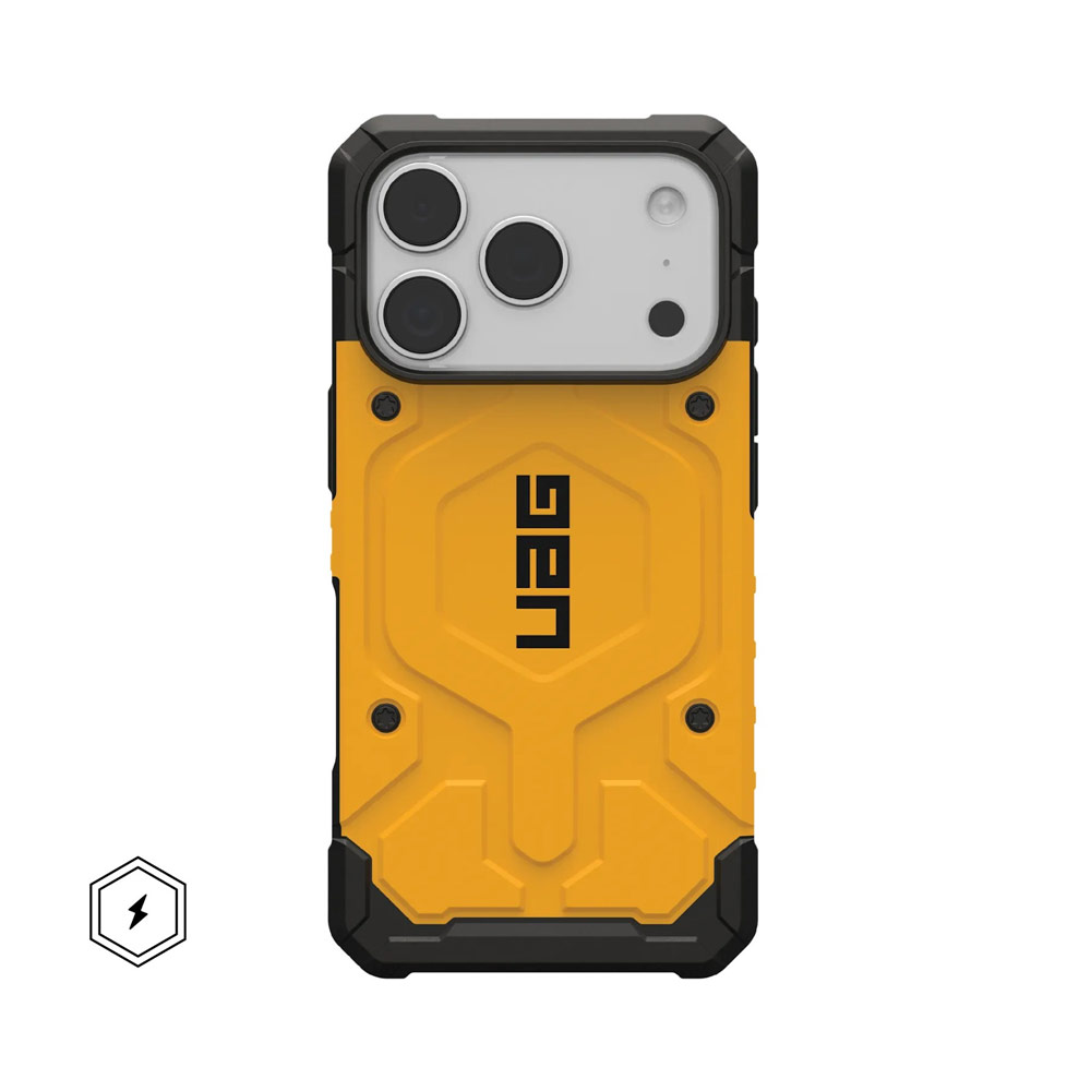 Picture of Apple iPhone 17 Pro 6.3 Case | UAG Pathfinder Magsafe Compatible Drop Proof Case for iPhone 17 Pro 6.3 (Heritage Yellow)