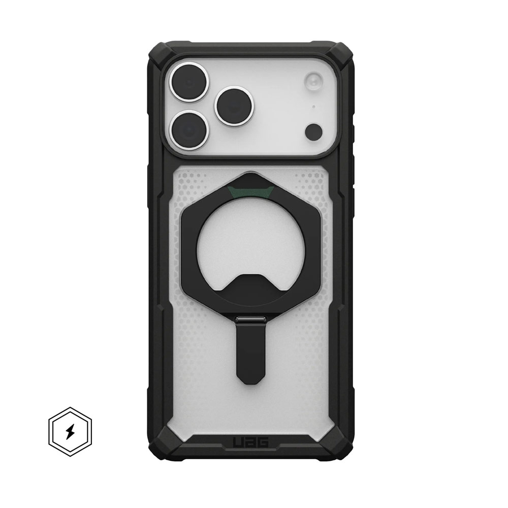Picture of Apple iPhone 17 Pro Max 6.9 Case | UAG Plasma XTE Magsafe Drop Proof Shock Absorbing Drop Protection Case Kickstand Case for iPhone 17 Pro Max 6.9 (Black Clear)