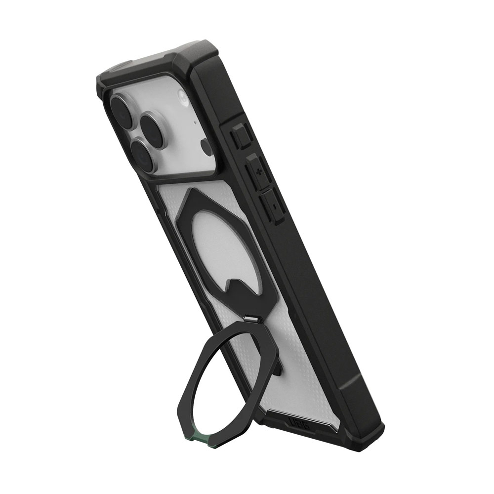 Picture of Apple iPhone 17 Pro Max 6.9 Case | UAG Plasma XTE Magsafe Drop Proof Shock Absorbing Drop Protection Case Kickstand Case for iPhone 17 Pro Max 6.9 (Black Clear)