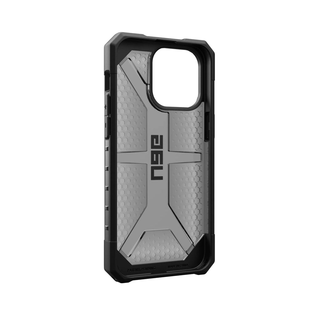 Picture of Apple iPhone 15 Pro 6.1 Case | UAG Plasma Drop Proof Shock Impact Resistant Transparent Clear Case for iPhone 15 Pro 6.1 (Ash)