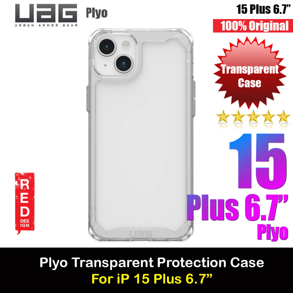 Picture of UAG Plyo Drop Proof Shock Impact Resistant Transparent Clear Case for iPhone 15 Plus 6.7 (Ice) Apple iPhone 15 Plus 6.7- Apple iPhone 15 Plus 6.7 Cases, Apple iPhone 15 Plus 6.7 Covers, iPad Cases and a wide selection of Apple iPhone 15 Plus 6.7 Accessories in Malaysia, Sabah, Sarawak and Singapore 