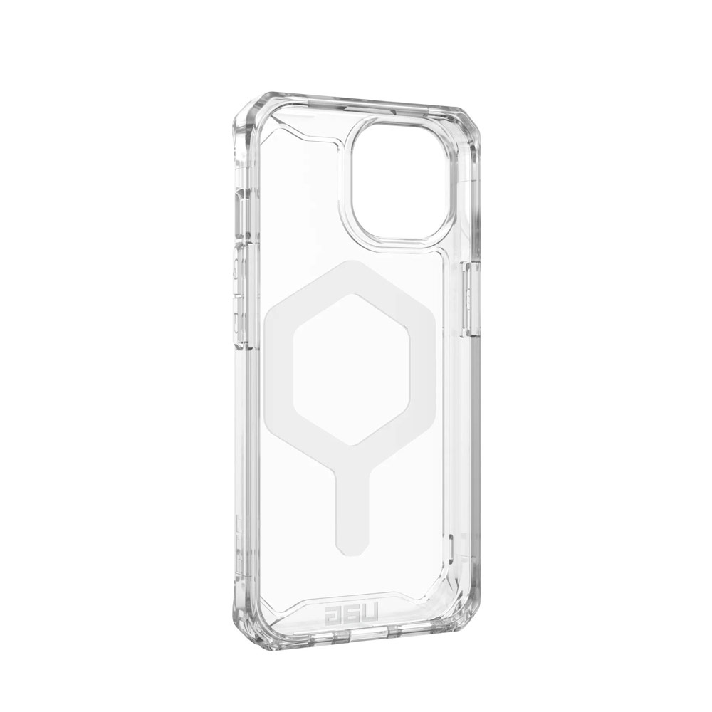 Picture of Apple iPhone 15 6.1 Case | UAG Plyo Magsafe Compatible Drop Proof Shock Impact Resistant Transparent Clear Case for iPhone 15 6.1 (Ice White)