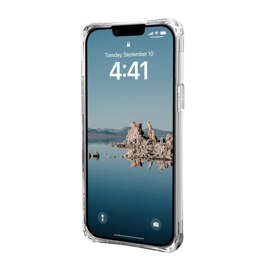 Picture of Apple iPhone 14 6.1 Case | UAG Plyo Series Protection Magnetic Case with Magsafe Compatible for iPhone 14 6.1 Case (Ice)