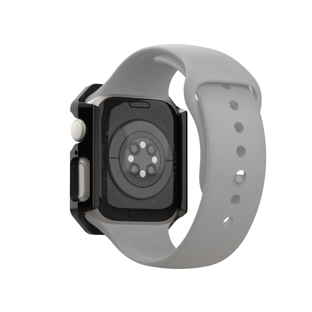Picture of Apple Watch 45mm  | UAG Scout Series Featherlight PC Protection and Raised Screen Surround designed for Apple Watch 45mm Series 7 (Black)