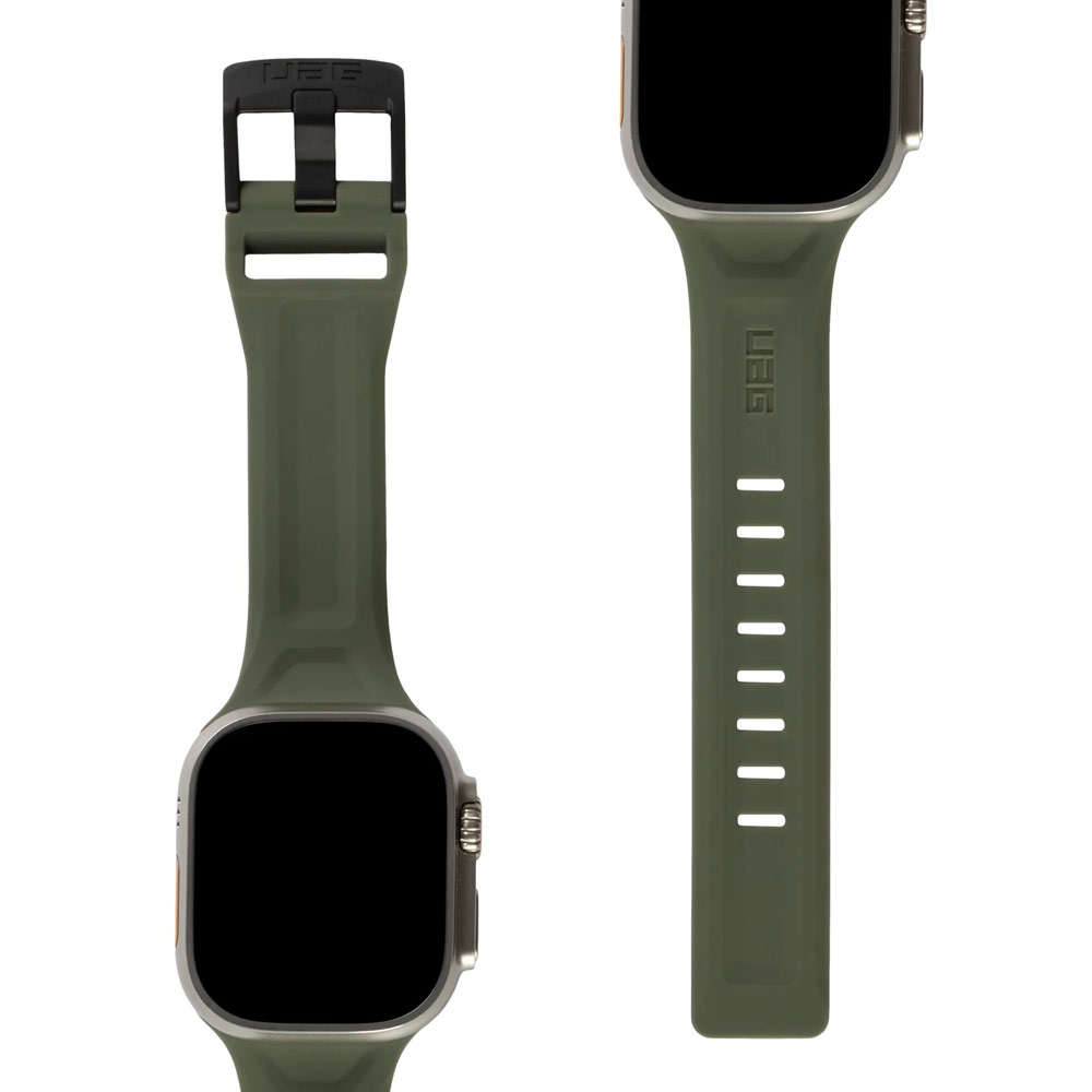Picture of Apple Watch 49mm	Ultra 2  | UAG Scout Silicone Strap for Apple Watch 49mm Ultra (Foliage Green)