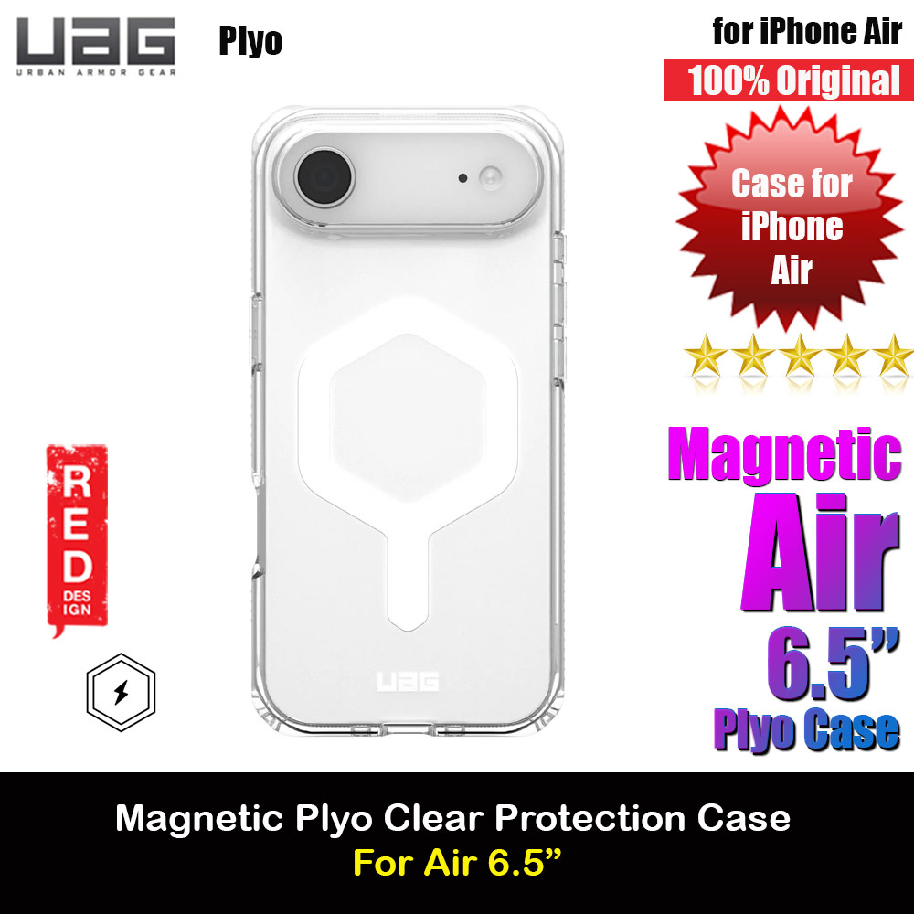 Picture of UAG Plyo Magsafe Compatible Drop Proof Clear Case for iPhone Air 6.5 (Ice White) Apple iPhone Air 6.5- Apple iPhone Air 6.5 Cases, Apple iPhone Air 6.5 Covers, iPad Cases and a wide selection of Apple iPhone Air 6.5 Accessories in Malaysia, Sabah, Sarawak and Singapore 