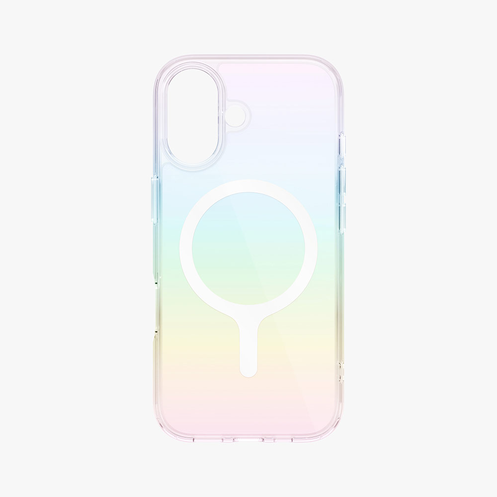 Picture of Apple iPhone 17 6.3 Case | Uniq Iridescia Magclick Protection Holography Case for iPhone 17 6.3 (Holo Quartz)
