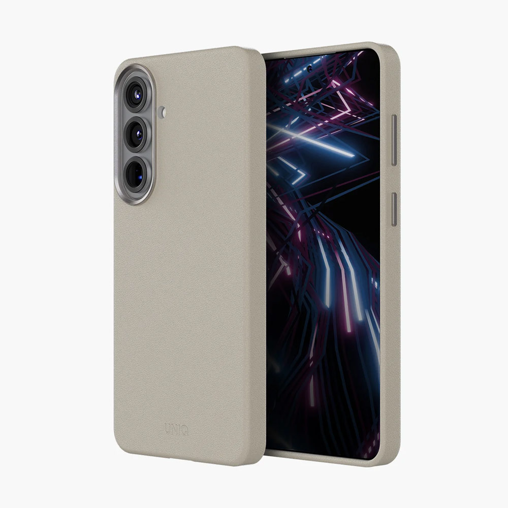 Picture of Samsung Galaxy S26 Case | Uniq Lyden Vegan Leather MagClick Charging Case for Samsung Galaxy S26 (Clay)