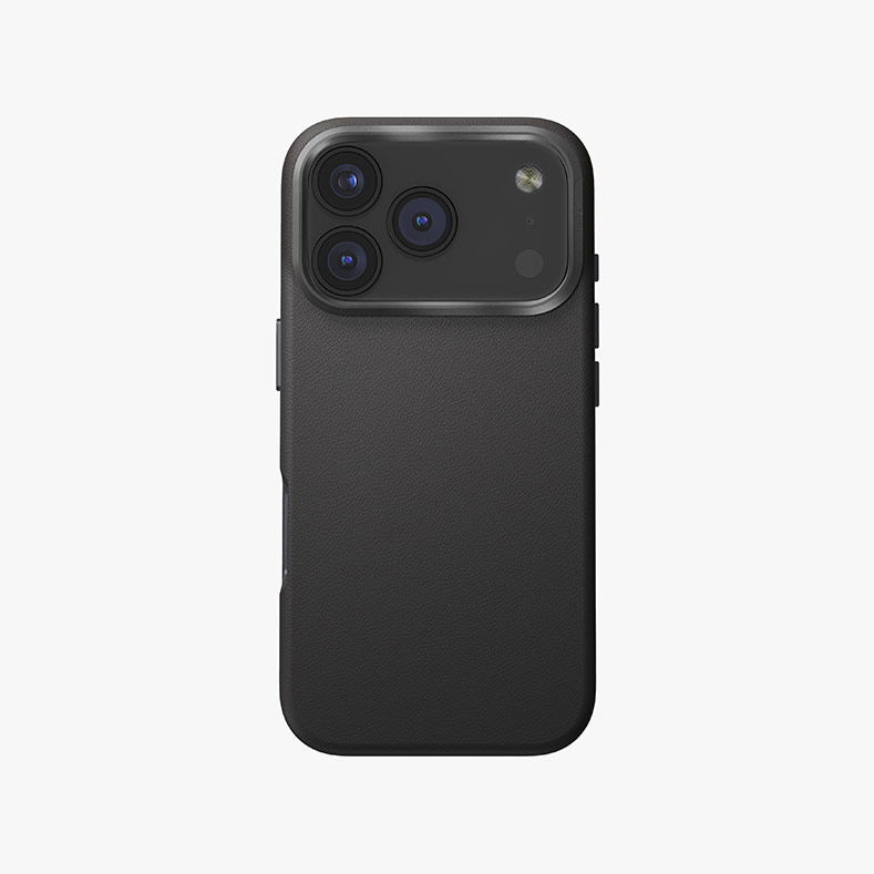 Picture of Apple iPhone 17 Pro Max 6.9 Case | Uniq Lyden Premium Leatherette Magclick Protection Case for iPhone 17 Pro Max 6.9 (Dallas Black)