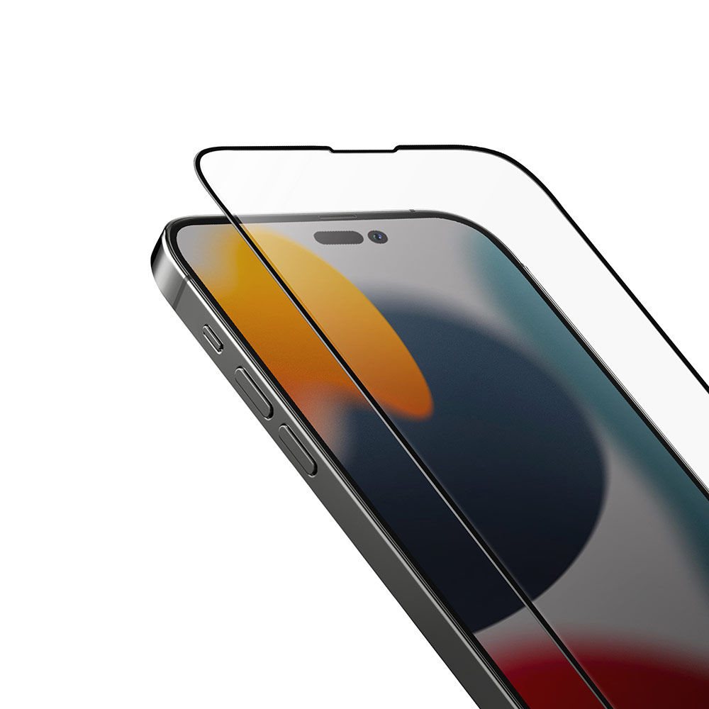 Picture of Apple iPhone 14 Pro Max 6.7 Screen Protector | Uniq Optix Vivid HD Clear 2.85D Tempered Glass Screen Protector for iPhone 14 Pro Max 6.7 (HD Clear)