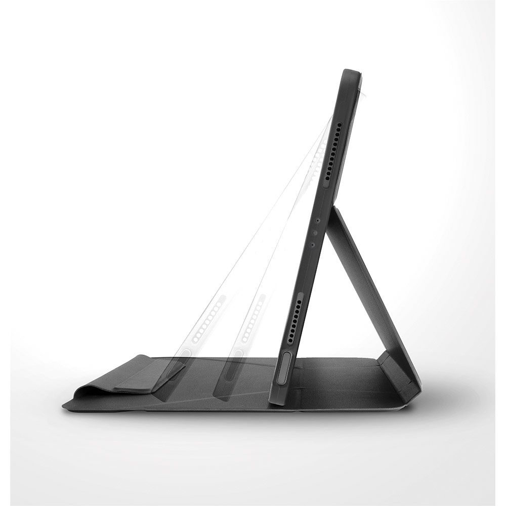 Picture of Apple iPad Air 11 M3 2025 Case | Uniq Ryze 360 Degree Rotatable Standable as Stand Holder Protection Case for iPad Air 11 M2 2024 M3 2025 (Lichen Green)