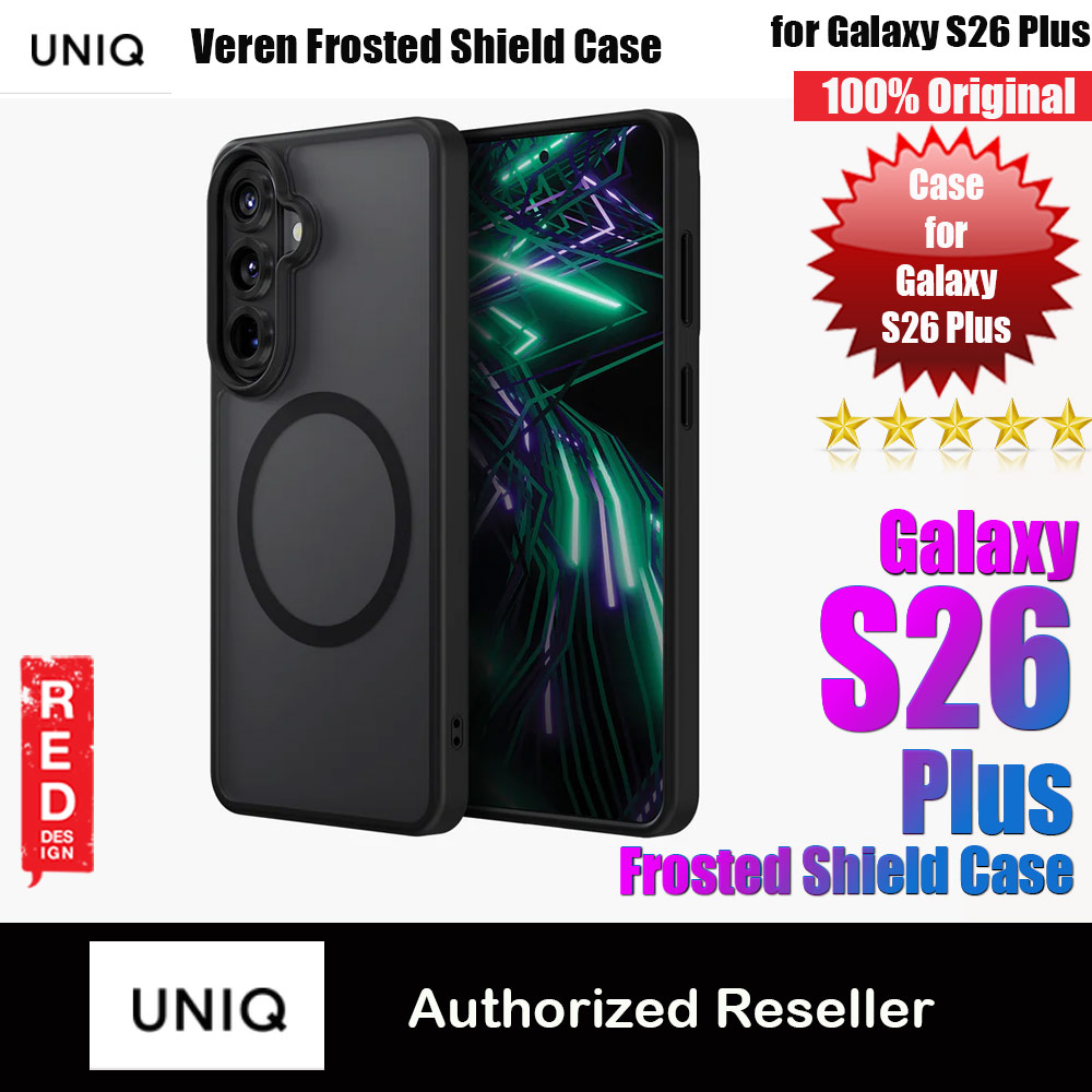 Picture of Uniq Hybrid Veren with MagClick Charging Matte Frosted Case for Samsung Galaxy S26 Plus (Smoky Frost) Samsung Galaxy S26 Plus- Samsung Galaxy S26 Plus Cases, Samsung Galaxy S26 Plus Covers, iPad Cases and a wide selection of Samsung Galaxy S26 Plus Accessories in Malaysia, Sabah, Sarawak and Singapore 