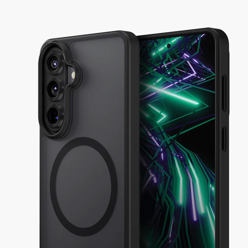 Picture of Samsung Galaxy S26 Plus Case | Uniq Hybrid Veren with MagClick Charging Matte Frosted Case for Samsung Galaxy S26 Plus (Smoky Frost)